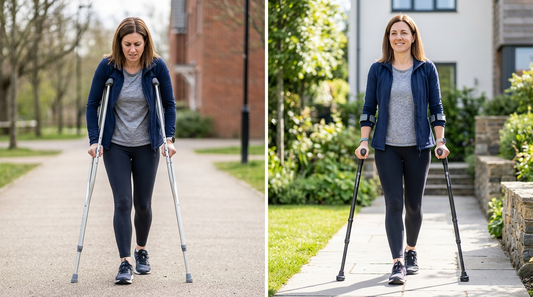 Comparison between Ergobaum ergonomic crutches and traditional crutches for comfort, stability, and mobility support