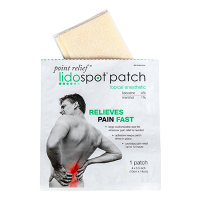 Point Relief LidoSpot Pain Relieving Patch - Universal Size (5 Pack)