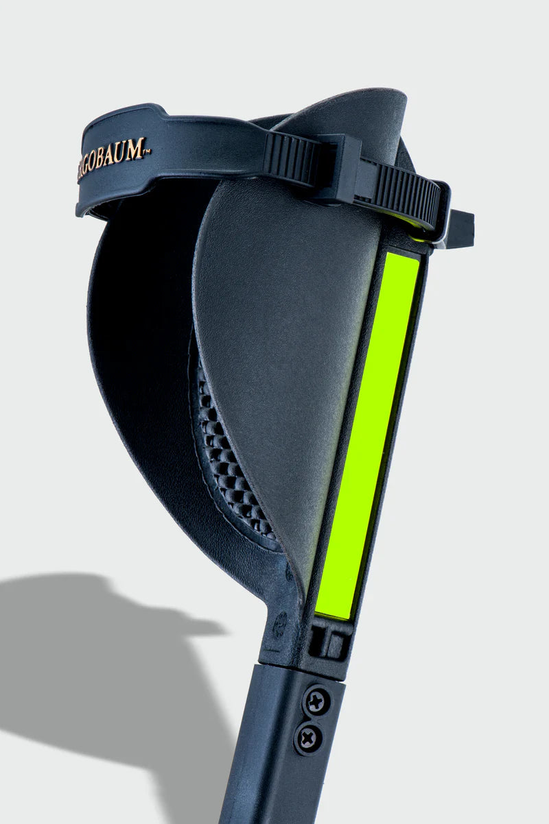 Ergobaum Black Mamba Carbon Fiber Crutches
