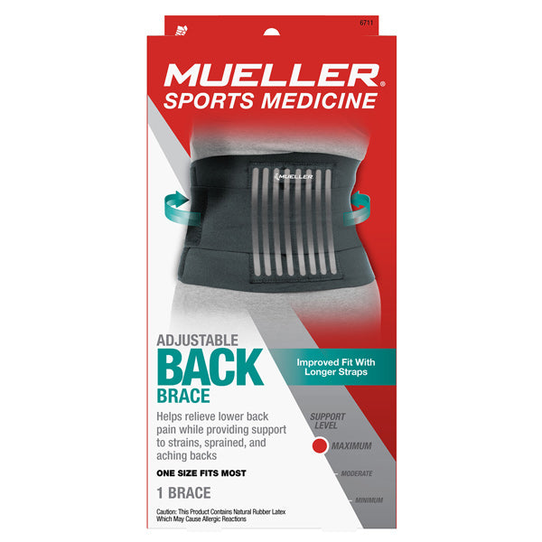 Mueller® Adjustable Back Brace - One Size
