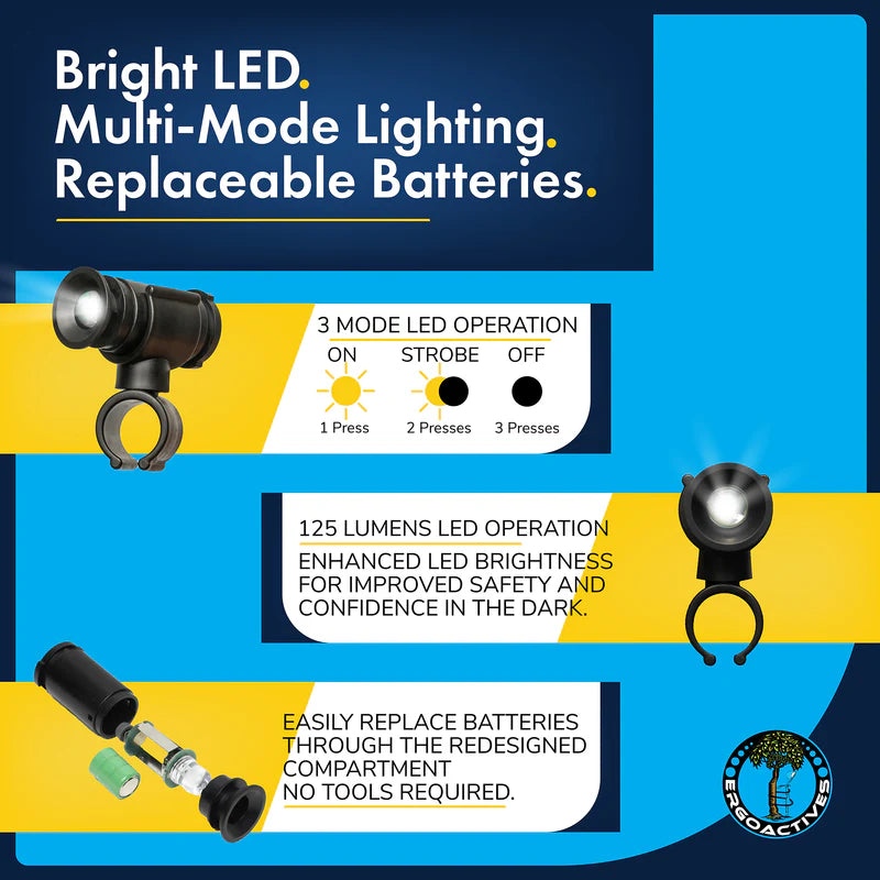 LightBaum 2G LED Flashlight for Canes & Crutches