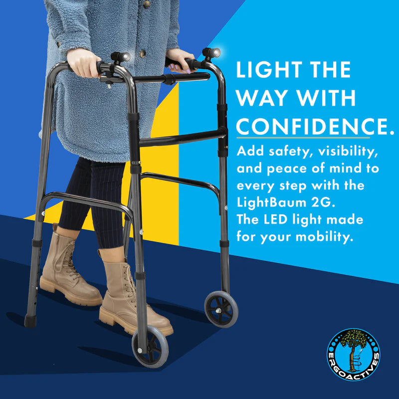 LightBaum 2G LED Flashlight for Canes & Crutches