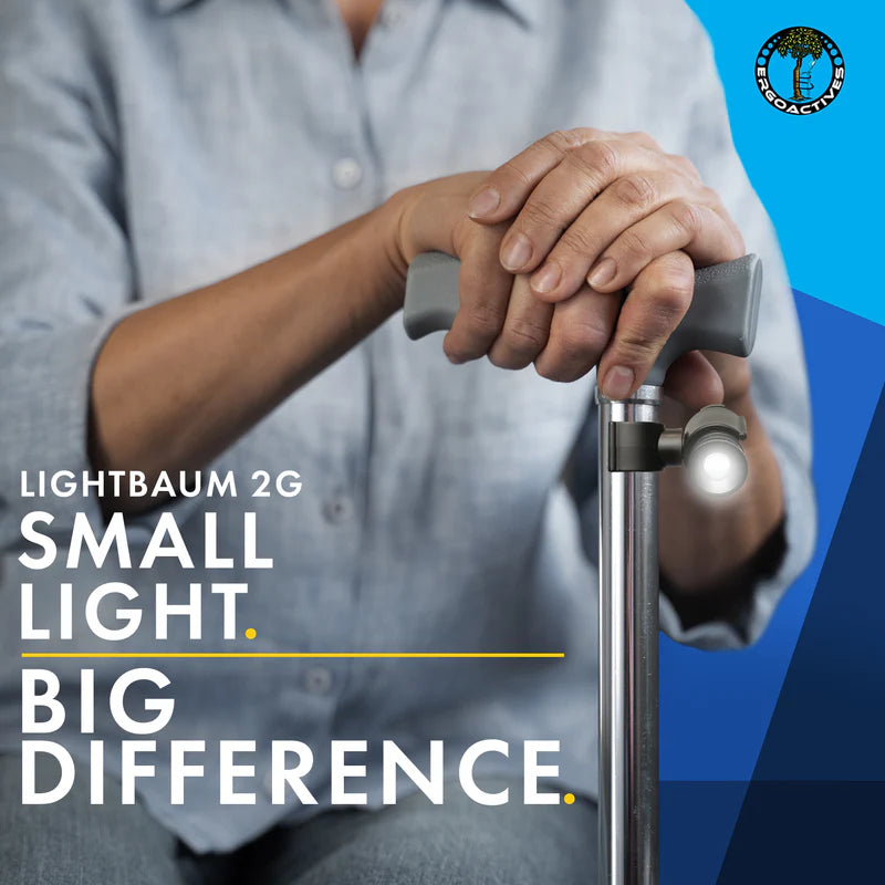 LightBaum 2G LED Flashlight for Canes & Crutches