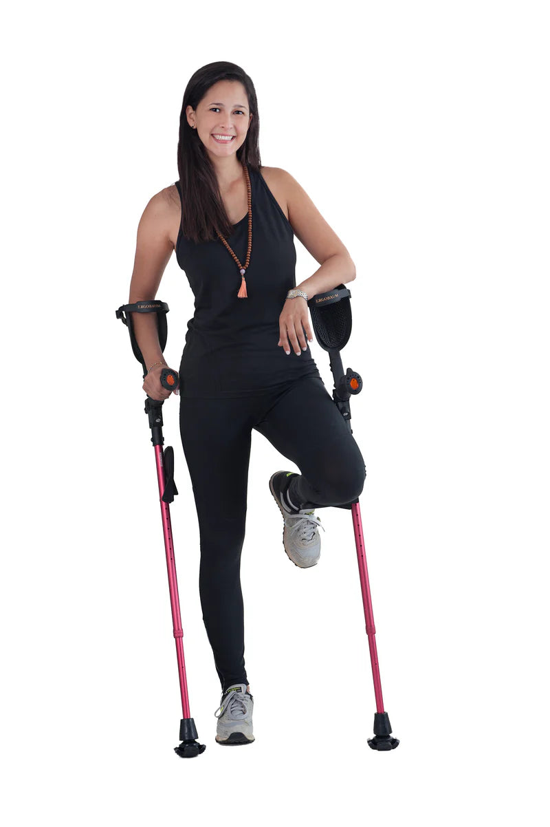 7G Ergobaum Adult Forearm Crutches
