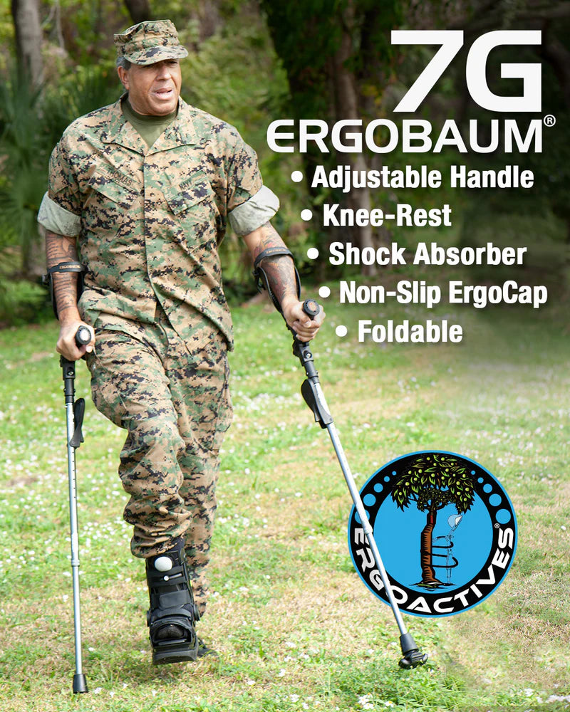 7G Ergobaum Adult Forearm Crutches