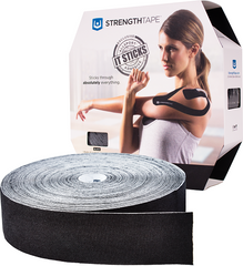 STRENGTHTAPE® Kinesiology Tape (35m Uncut Roll, Black)