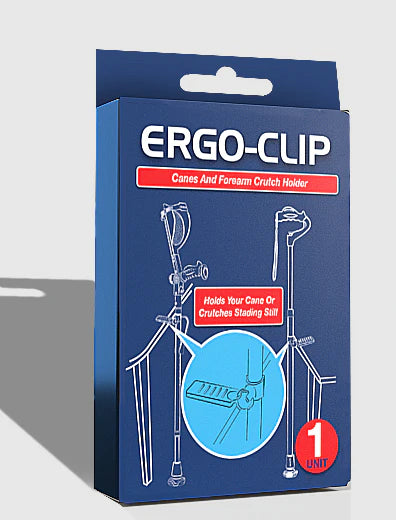 Ergoclip Crutch & Cane Surface Grip Holder